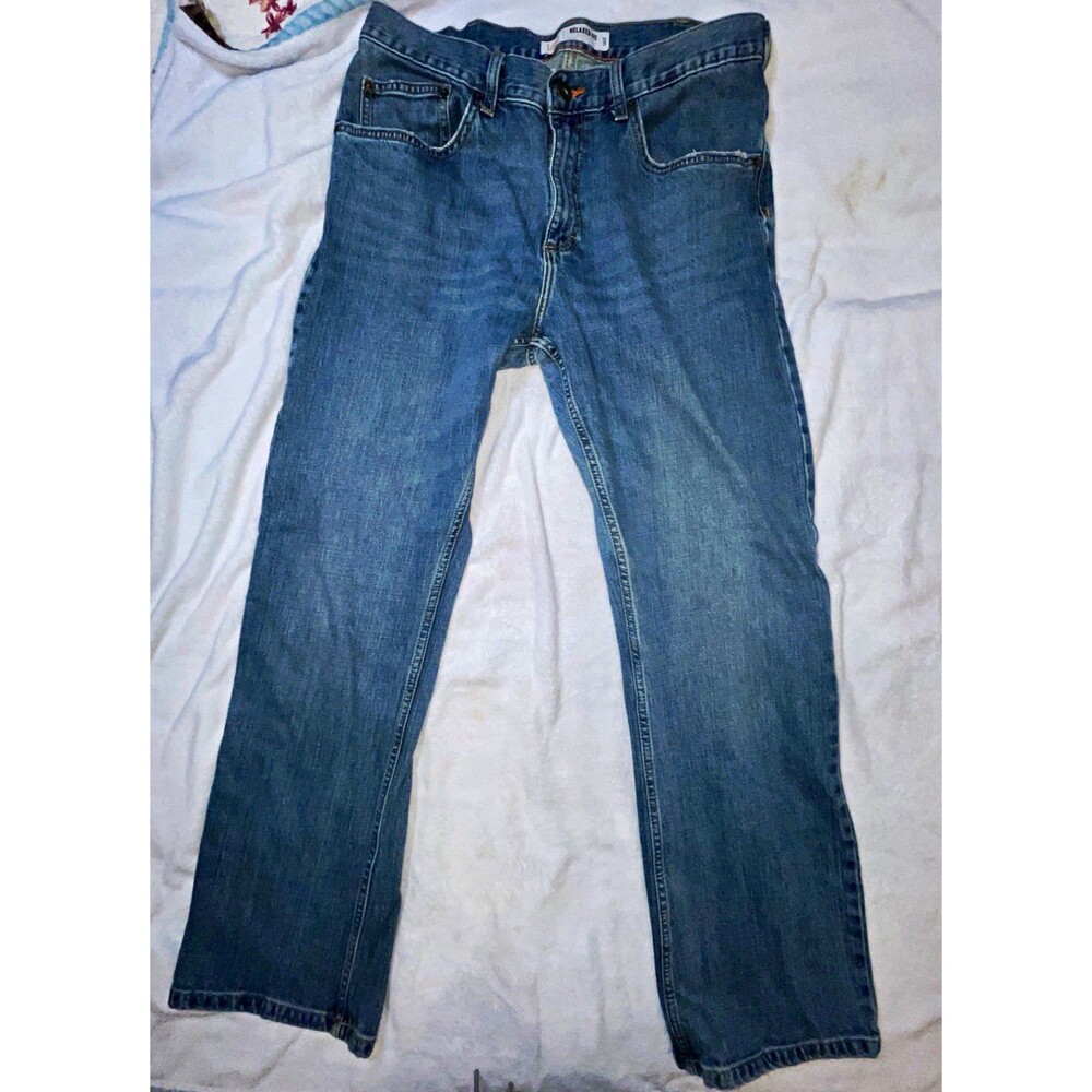 Lee Modern Series Bootcut Jeans – Relaxed Fit Medium Wash Blue Stretch 5-Pocket